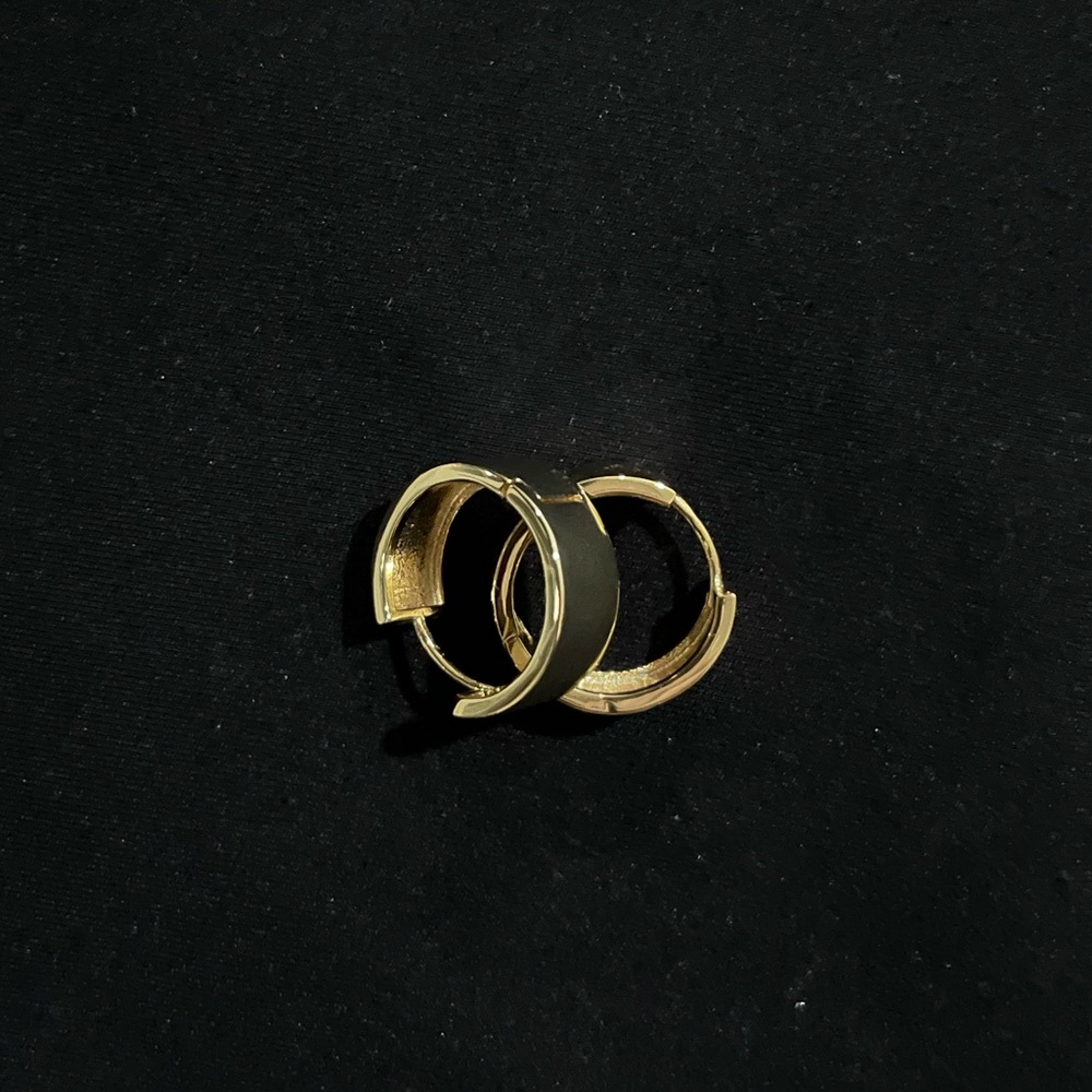 Thick Mini Gold Hoops